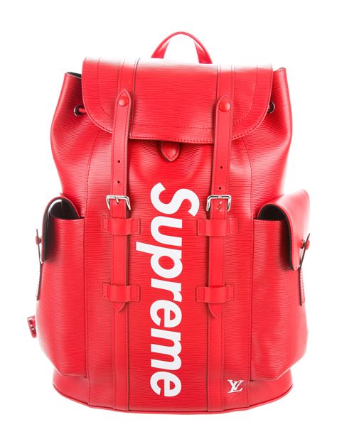 supreme x louis vuitton price|Supreme x Louis Vuitton Christopher Backpack .